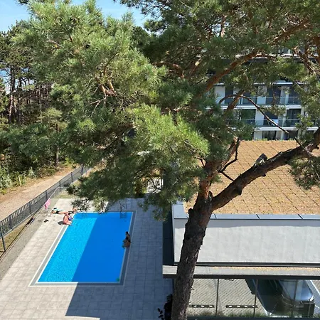 Apartment Baltic Hevenia Premium Przy Plazy Z Tarasem Widokowym Na Otwarte Morze I Basenami