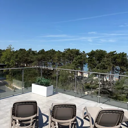 Apartment Baltic Hevenia Premium Przy Plazy Z Tarasem Widokowym Na Otwarte Morze I Basenami Pogorzelica (Gmina Rewal)
